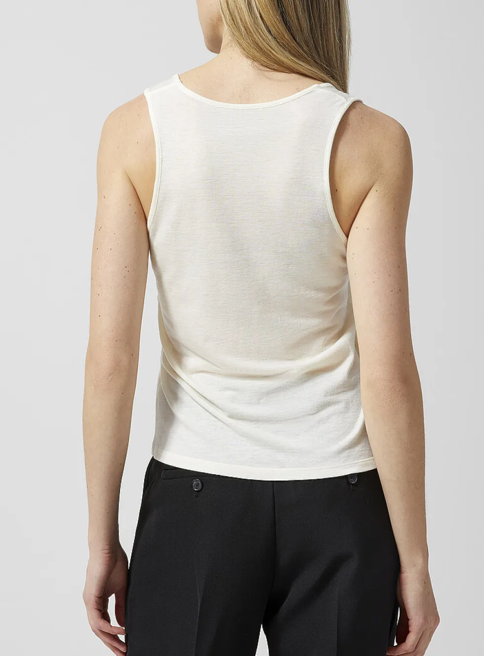 Albia wool-blend plunging neckline cami