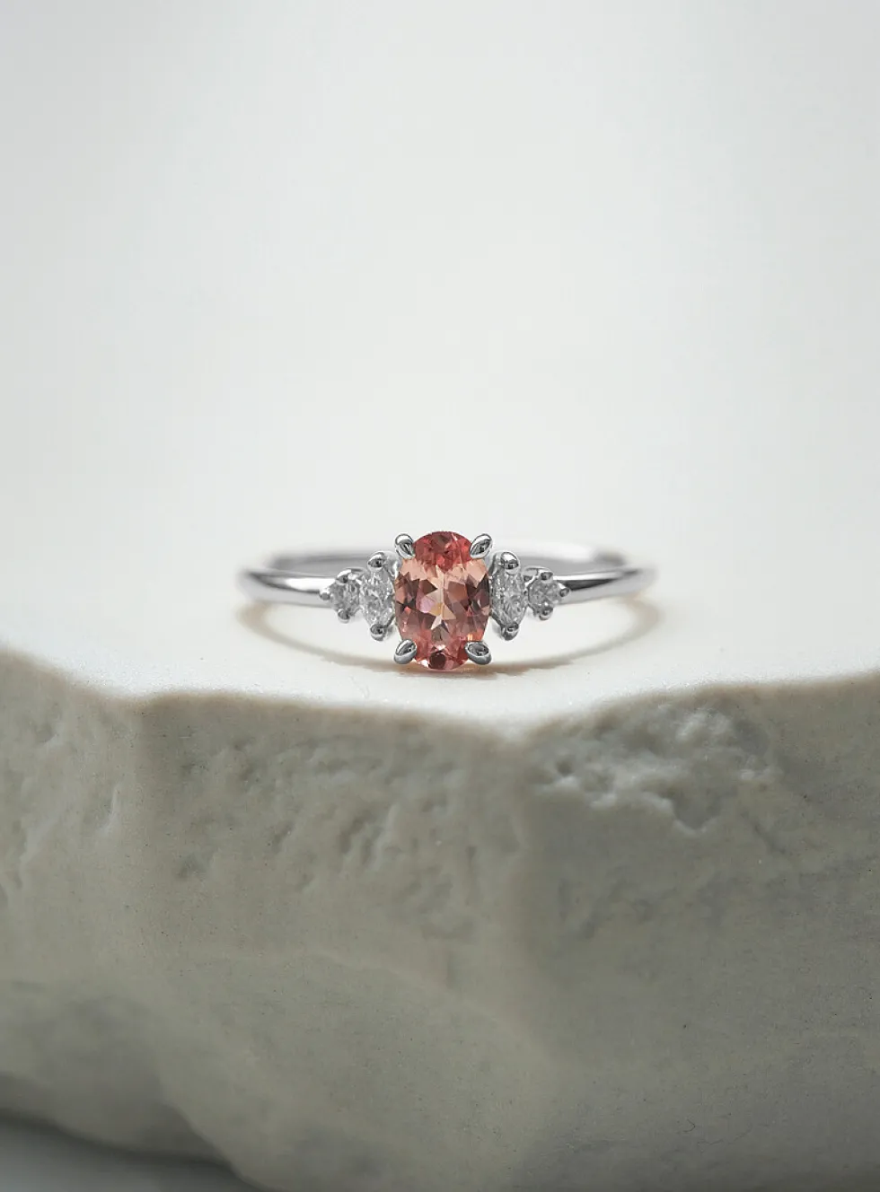 Alice Malaya garnet and diamond ring