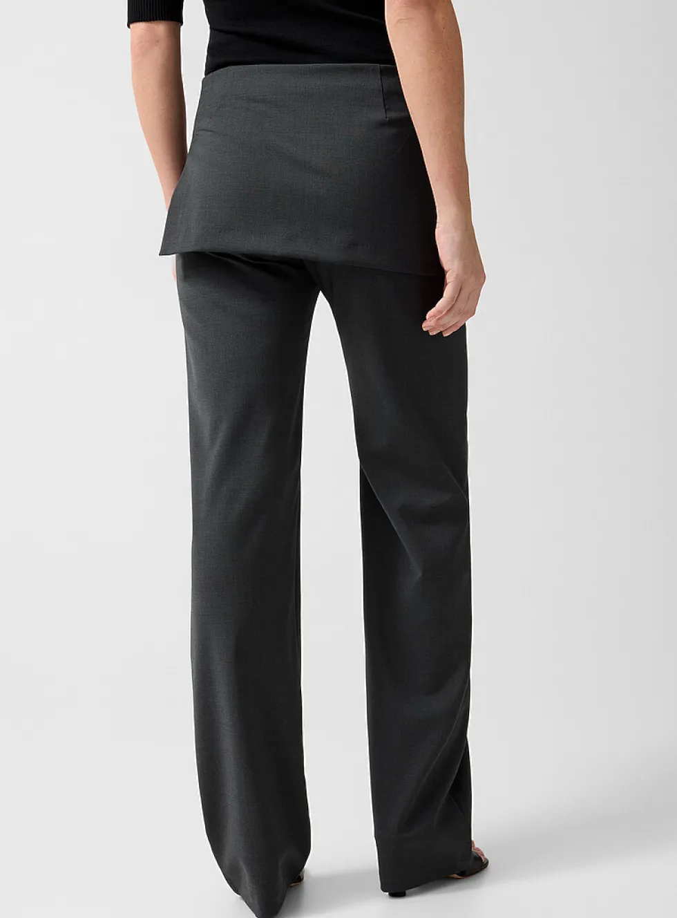 Archive overlaid skirt pant