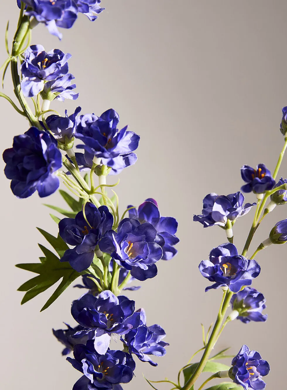 Artificial delphinium branch