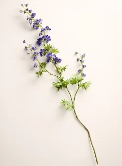 Artificial delphinium branch
