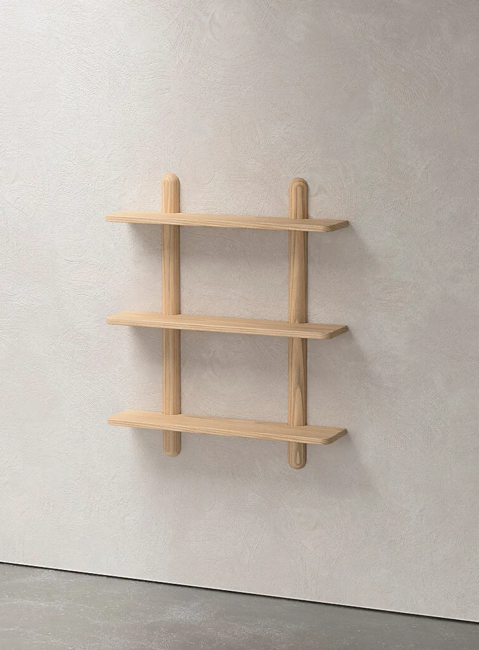 Ash narrow shelf