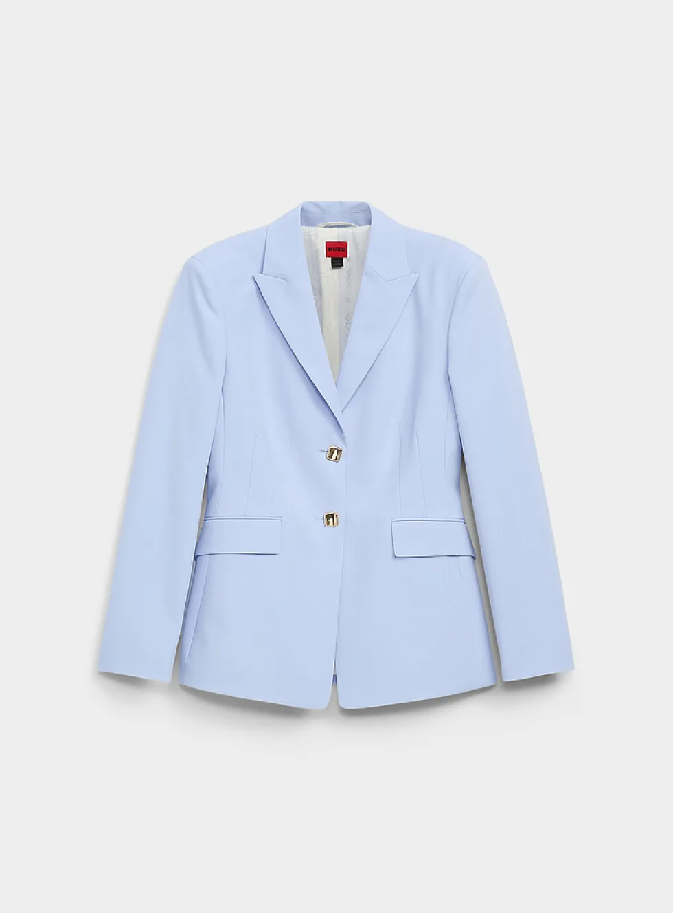 Asmalla golden buttons blue blazer