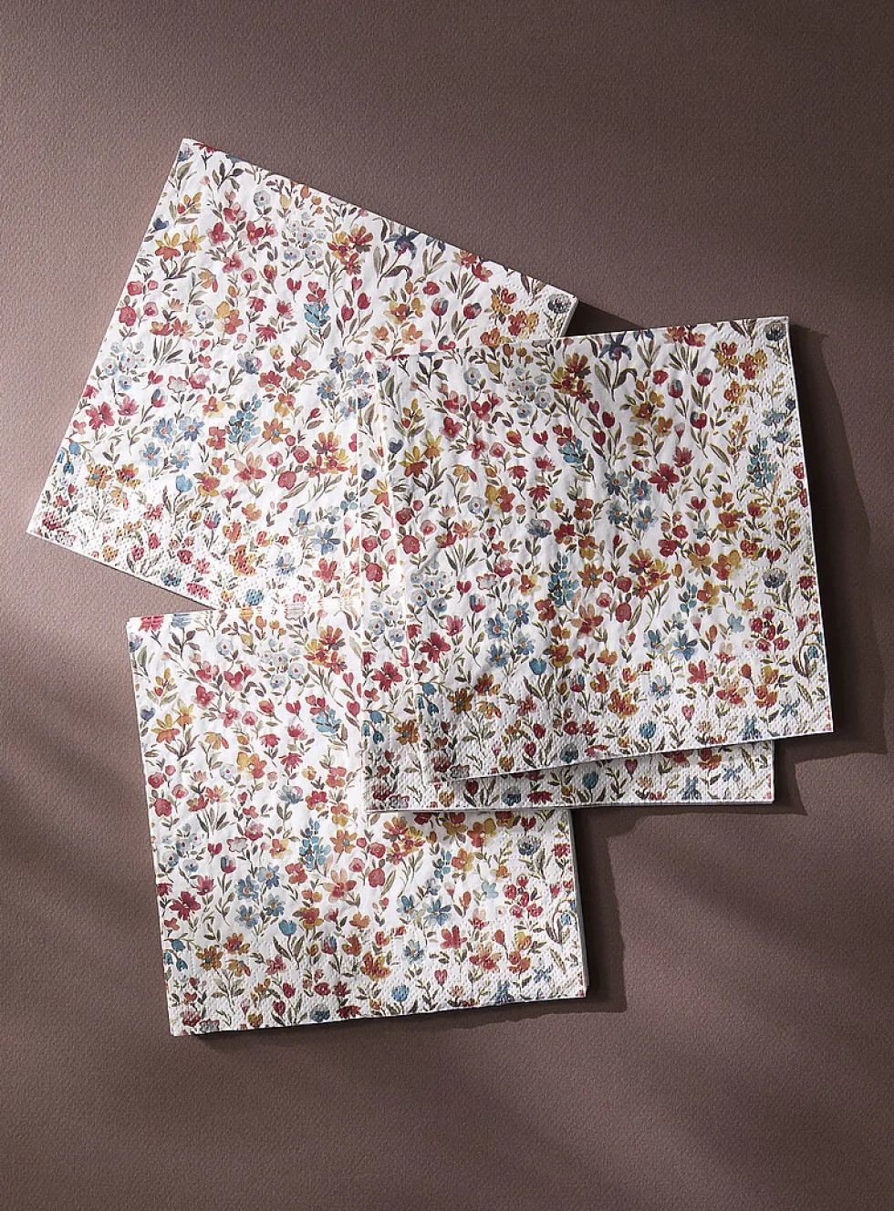 Autumn field paper napkins
