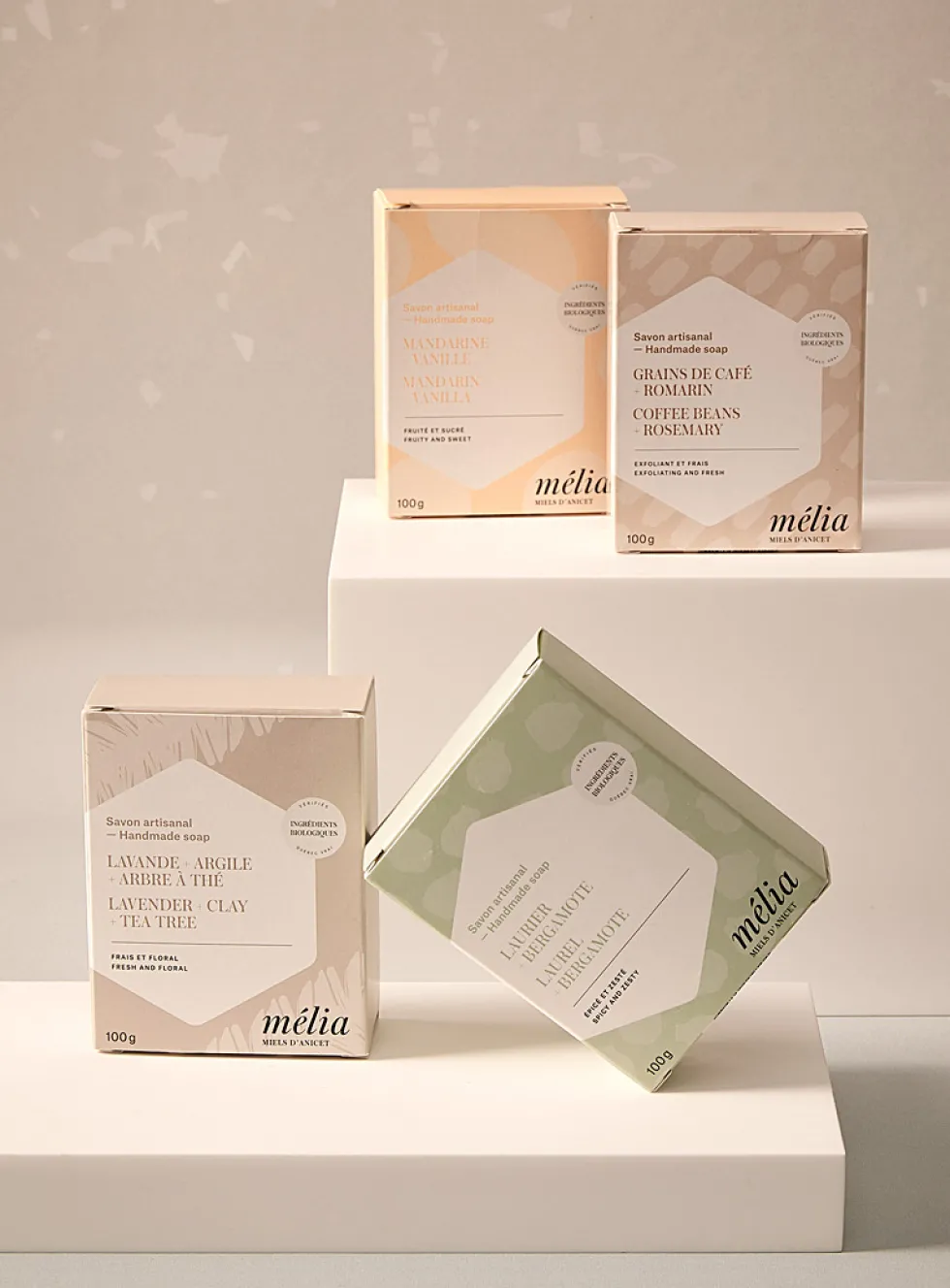 Bar soap 4-piece set