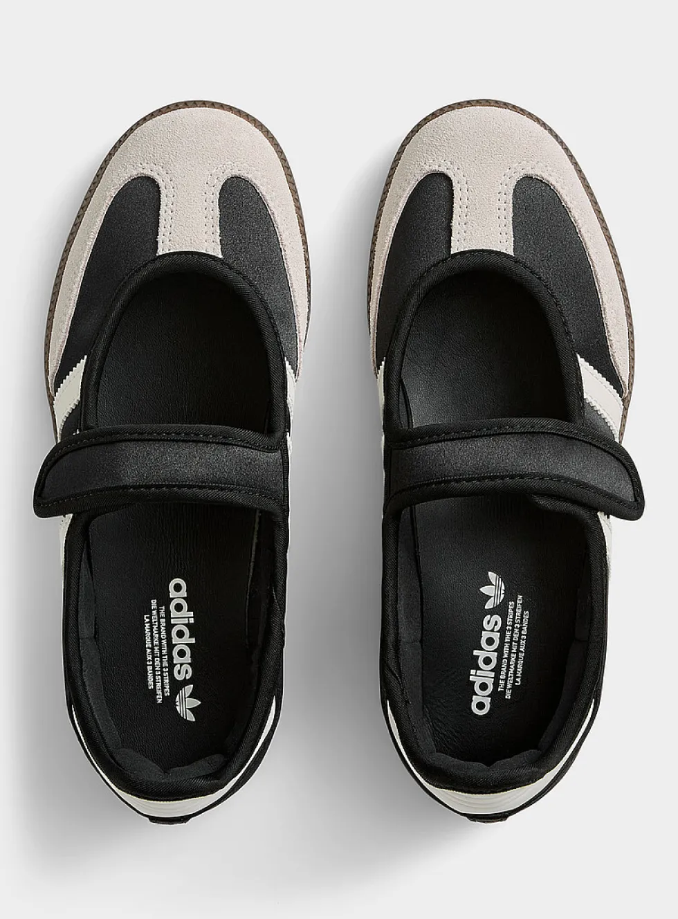 Black and ivory Samba Jane sneakers