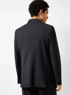 Black double-breasted jacket