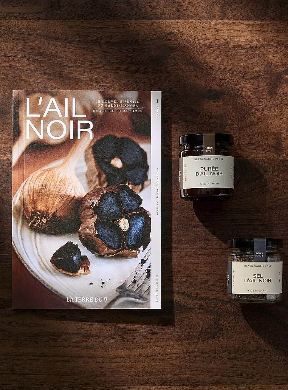 Black garlic recipe trio