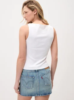 Boat-neck cami