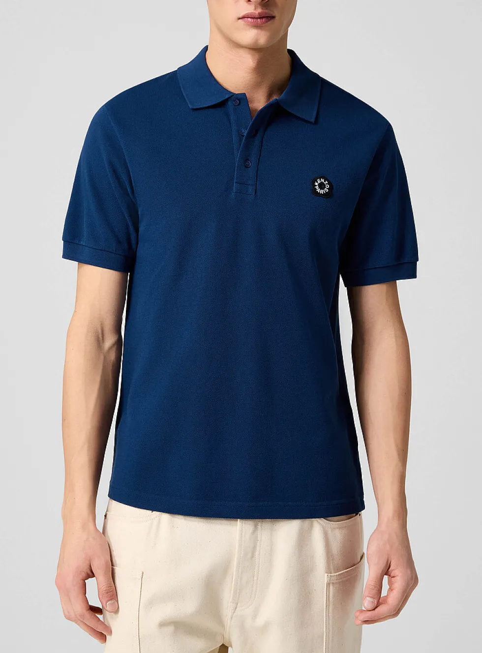 Boke flower patch piqué polo