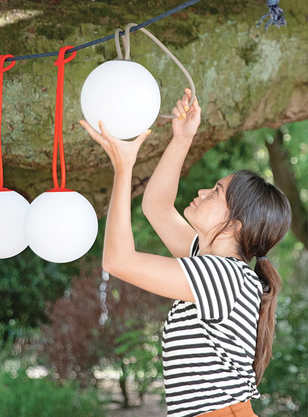 Bolleke portable hanging lamp