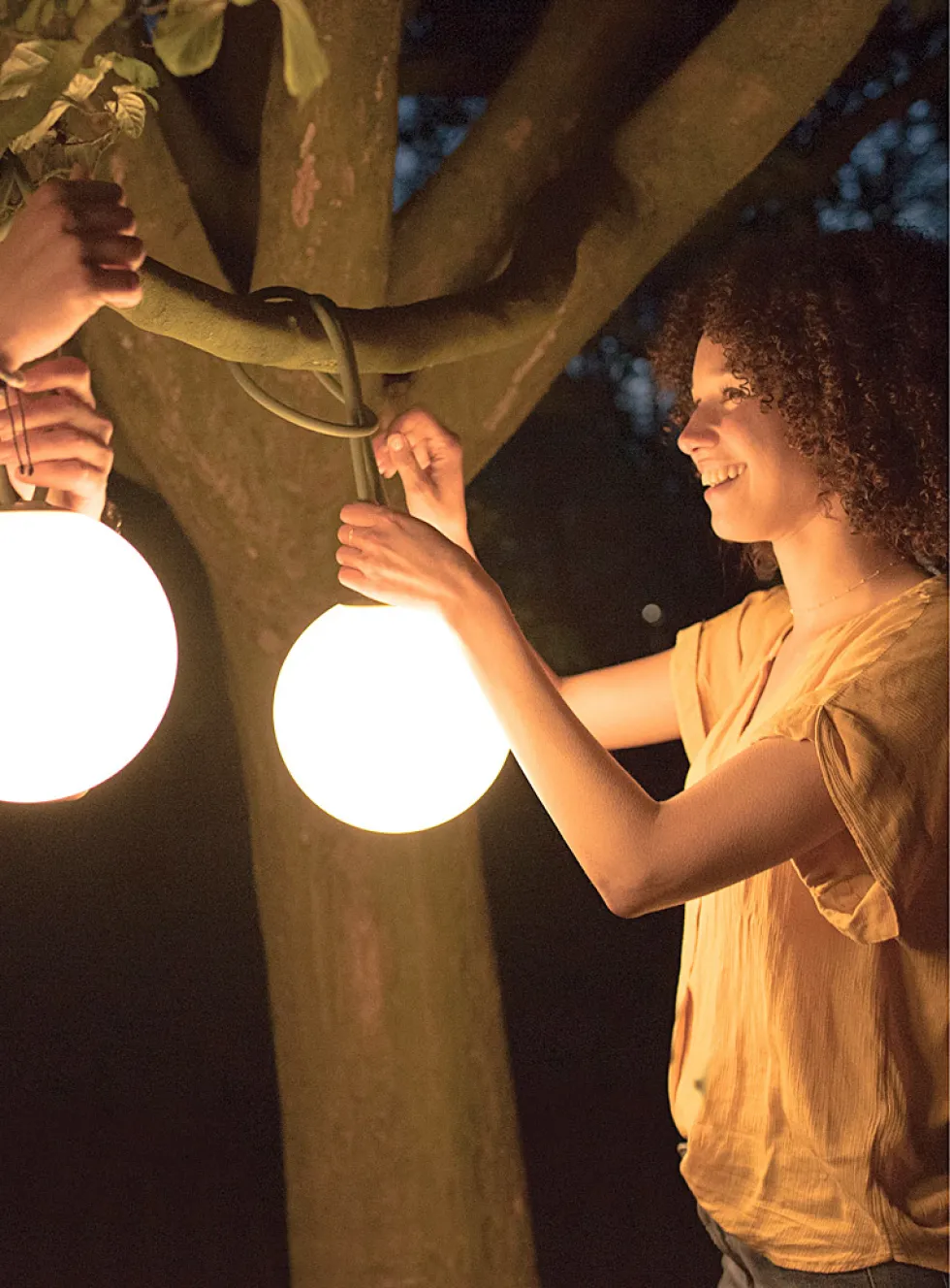 Bolleke portable hanging lamp