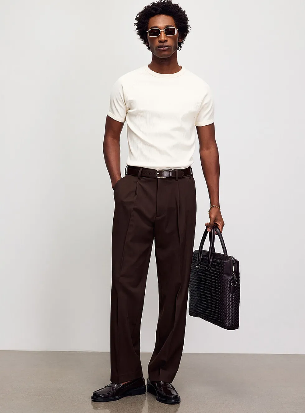 Brown soft pant