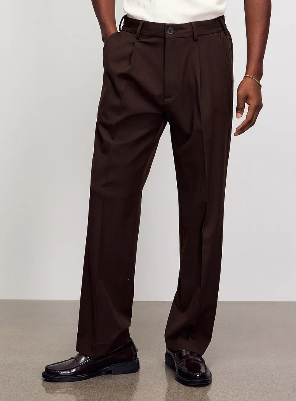 Brown soft pant