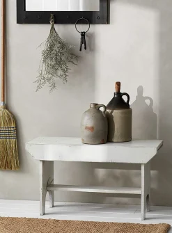 Bucket vintage coloured bench