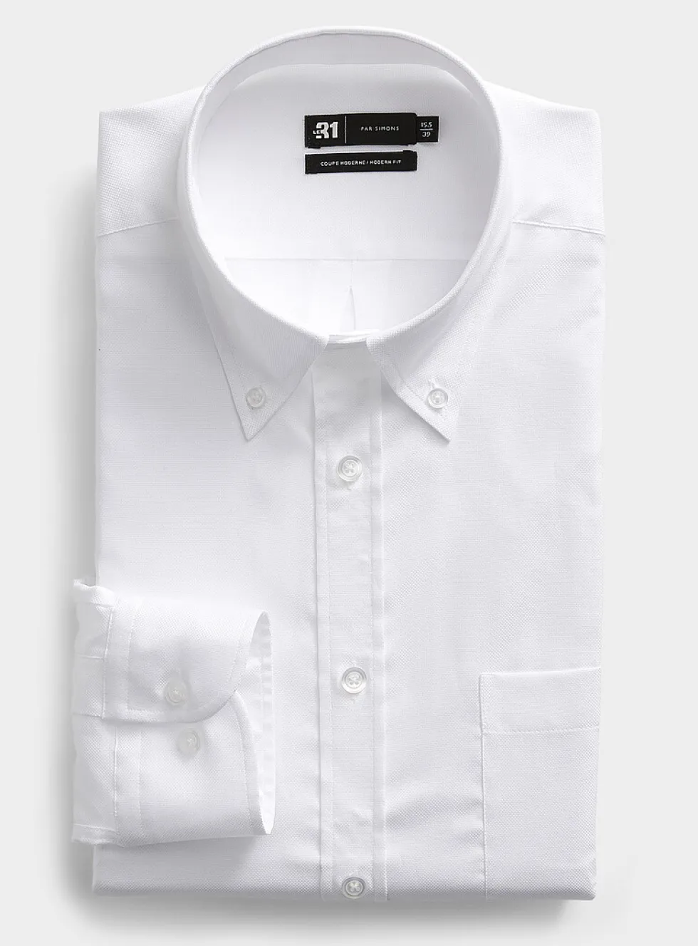 Buttoned-collar Oxford shirt