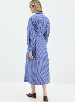 Calken striped chambray shirtdress