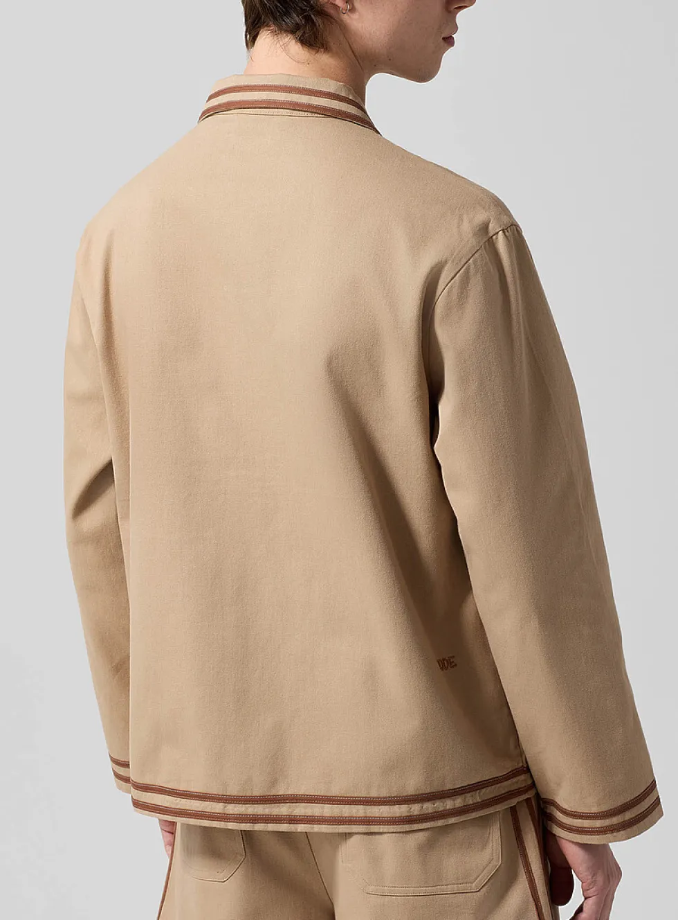 Canteen contrast piping structured overshirt