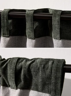 Chenille blackout curtain