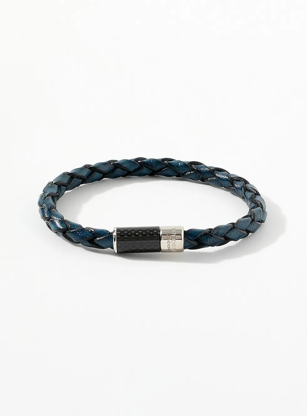 Chevron braided leather bracelet