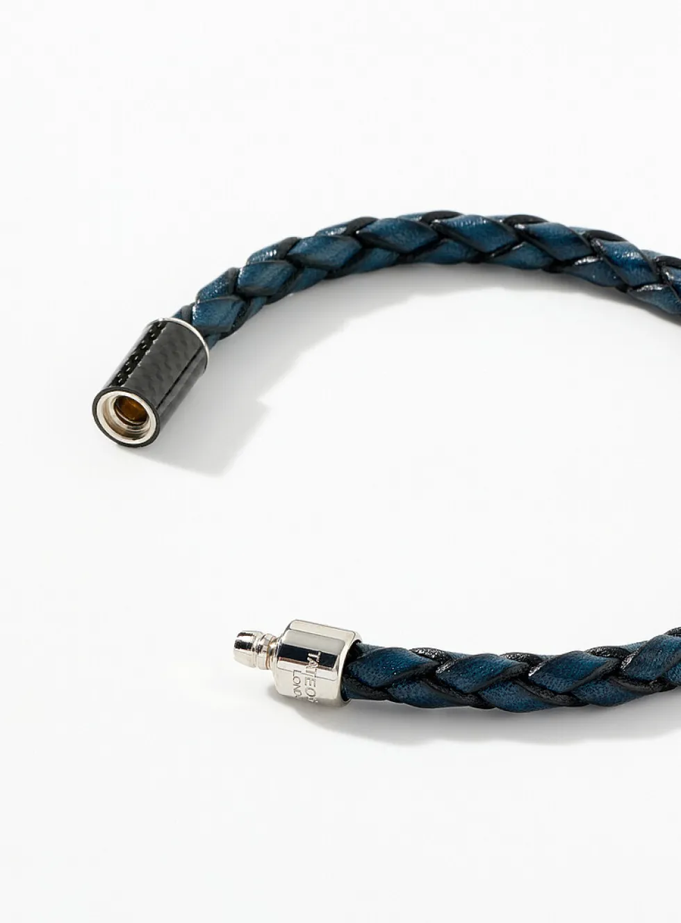Chevron braided leather bracelet