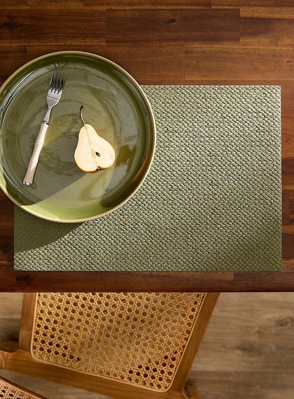 Chevron effect placemat