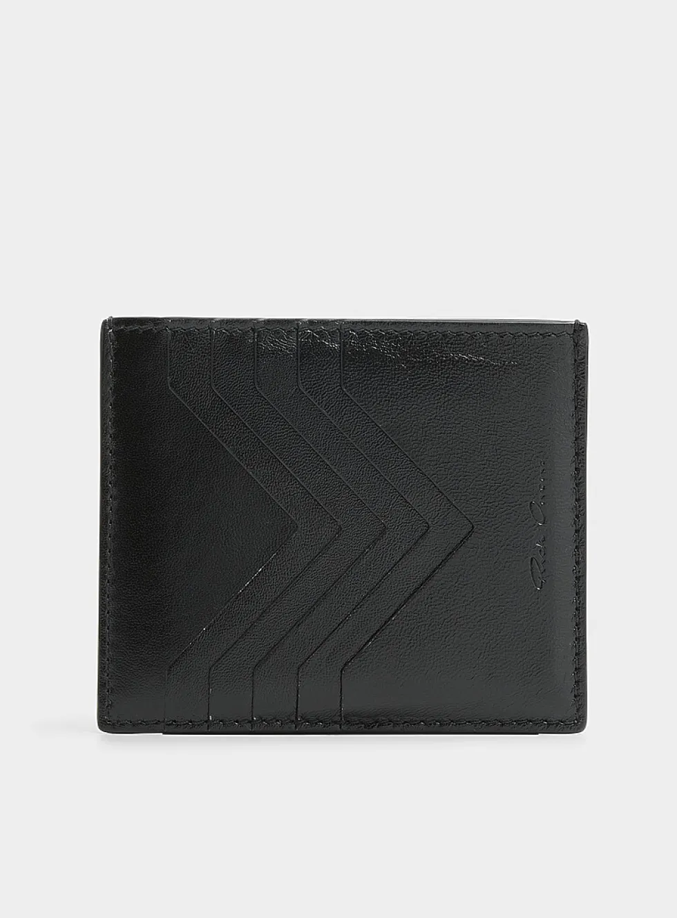 Chevron pocket cardholder