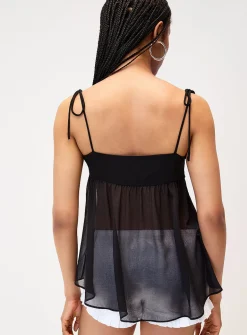 Chiffon babydoll cami
