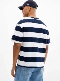 Club-stripe T-shirt