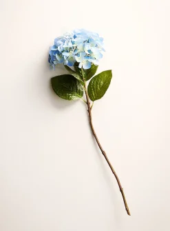 Colourful artificial hydrangea branch