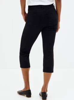 Colourful denim capri pant