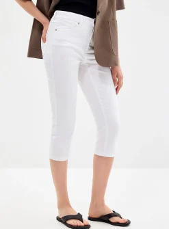 Colourful denim capri pant