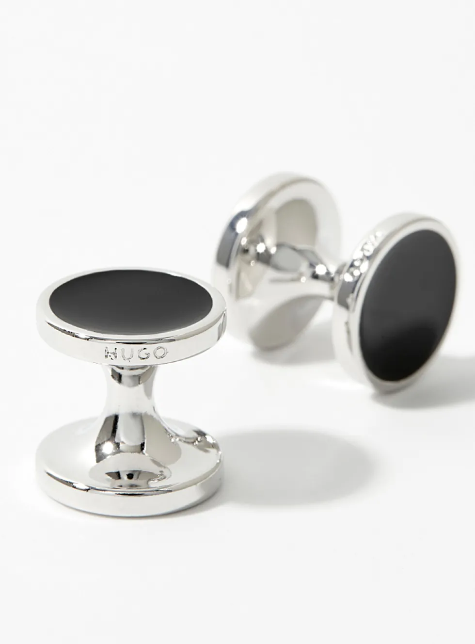 Colourful disc cufflinks