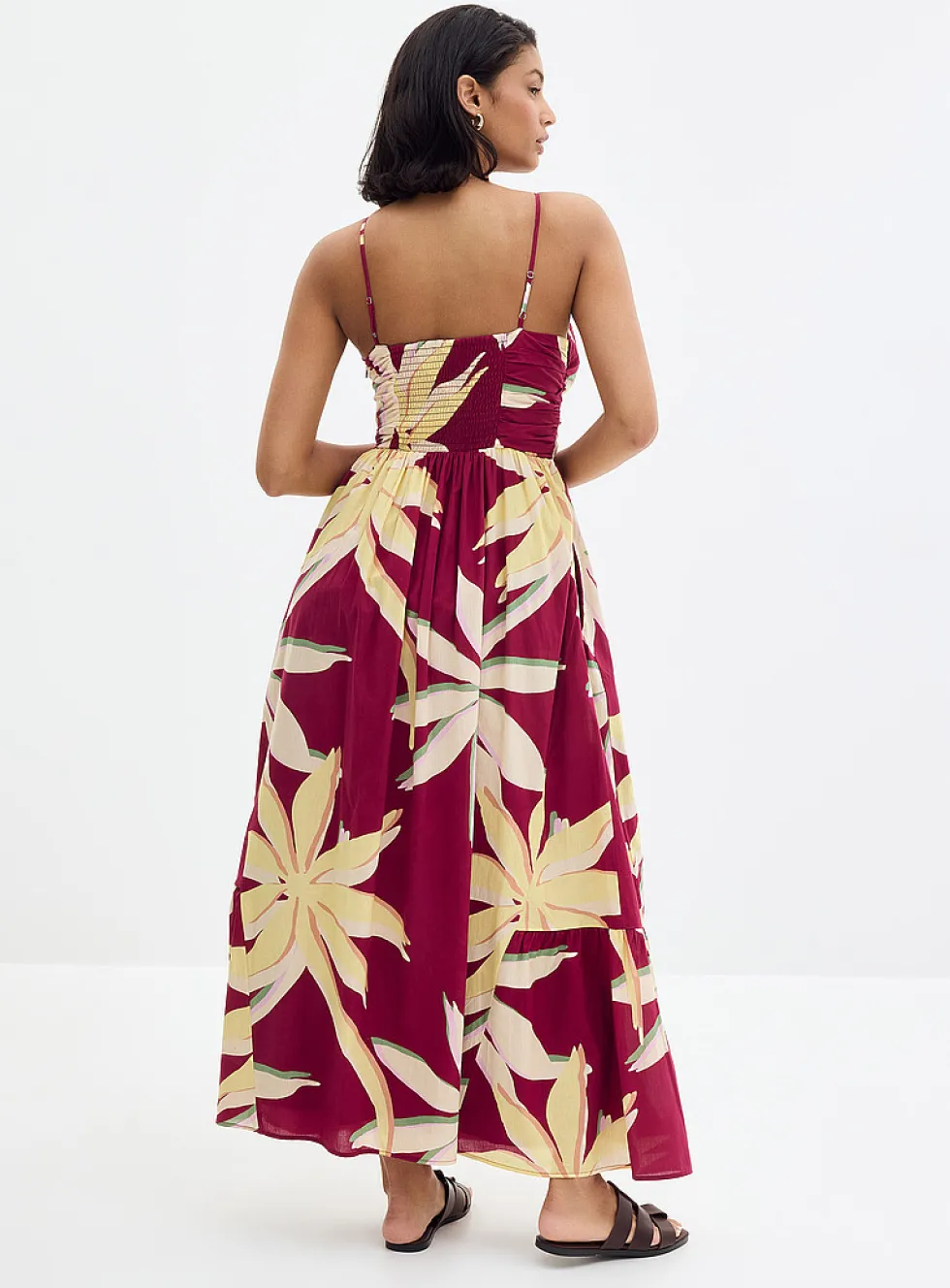 Colourful paradise maxi dress