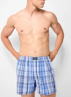 Colourful pattern poplin boxer