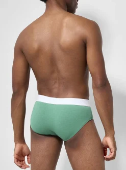 Colourful stretch jersey brief