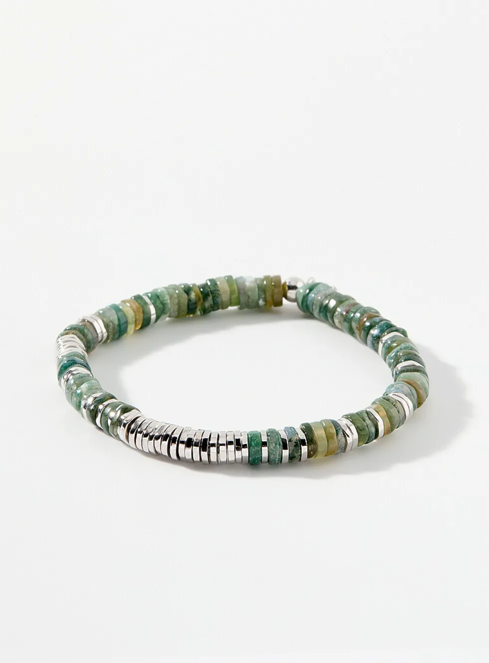Constellation moss agate bracelet