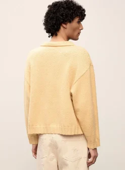 Corn knit polo