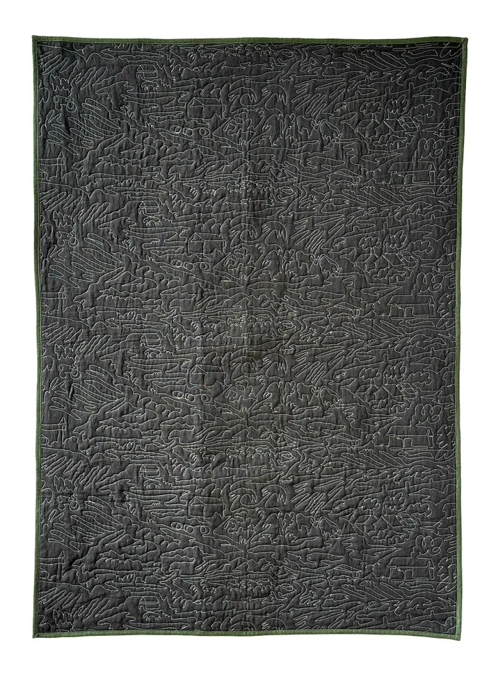 Countryside quilt throw