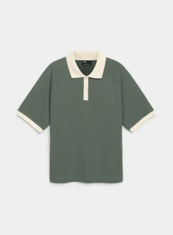 Cropped retro polo