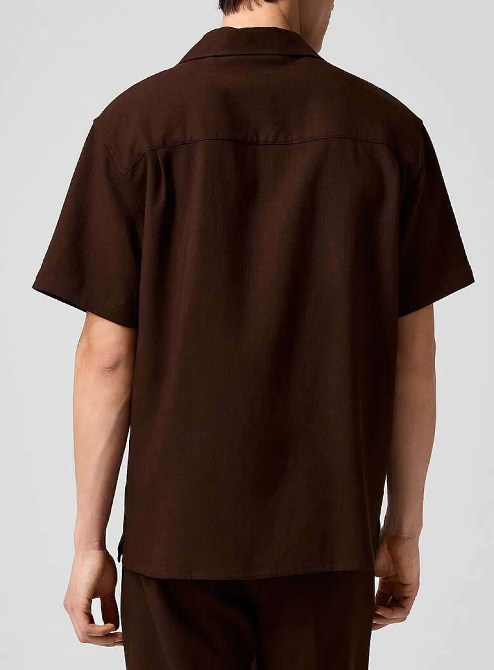 Cuban collar shirt with pockets