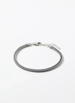 Cubic palm-link bracelet