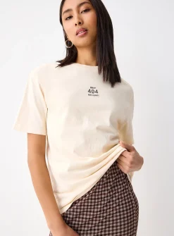 Cute embroidery loose T-shirt