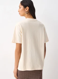 Cute embroidery loose T-shirt