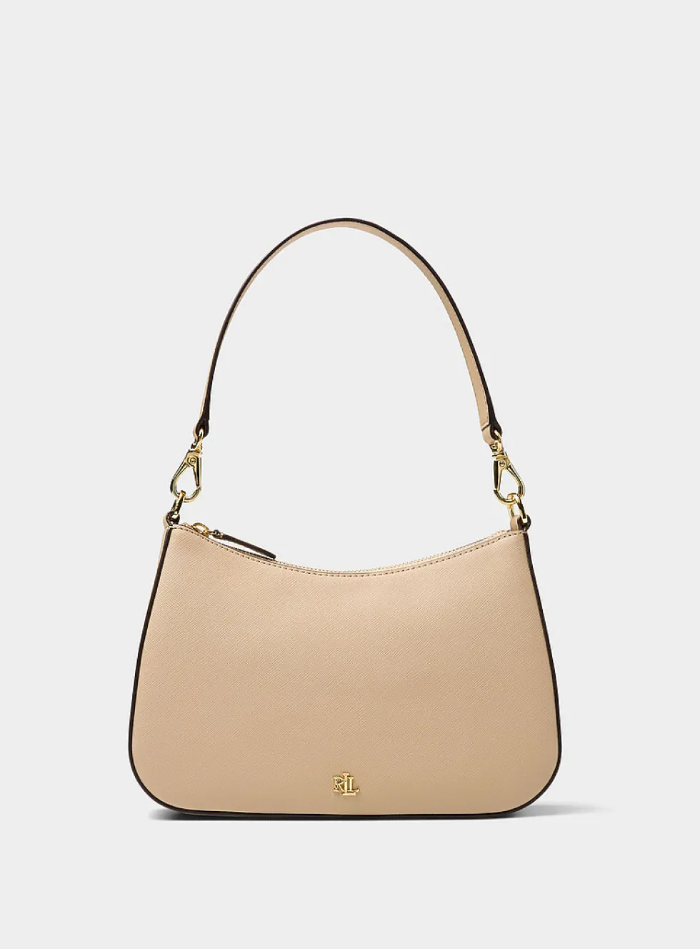 Danni gold logo leather crossbody bag