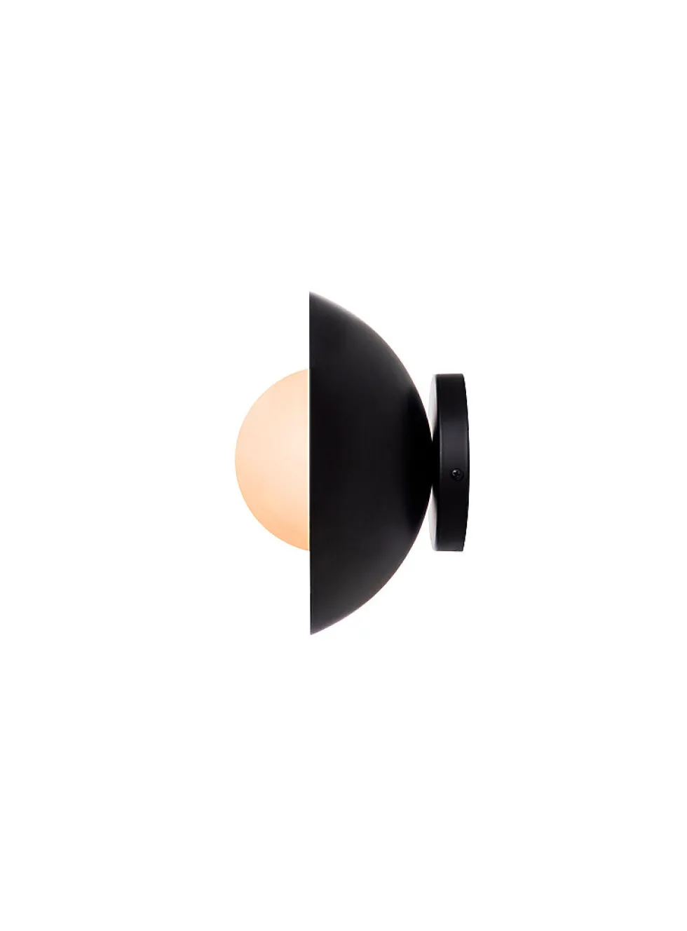 Danoise interior and exterior matte black light fixture