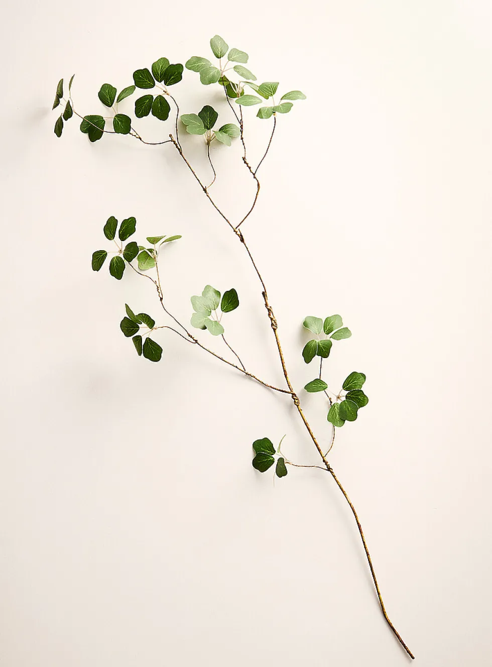 Delicate foliage artificial branch