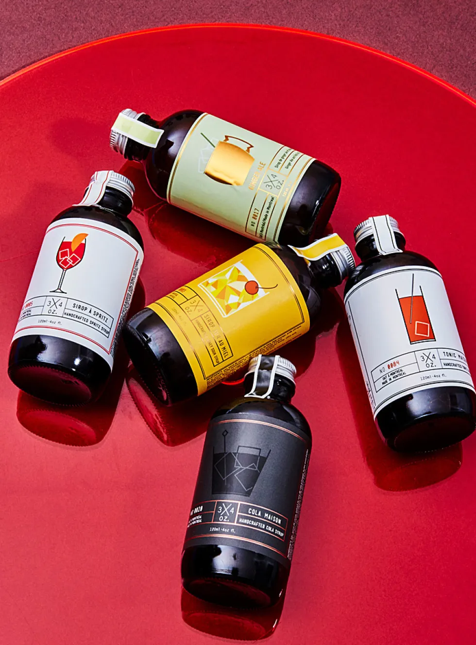 Deluxe cocktail syrup kit