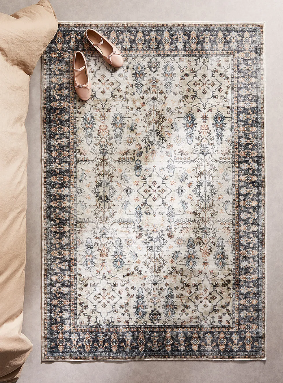 Desert night washable rug