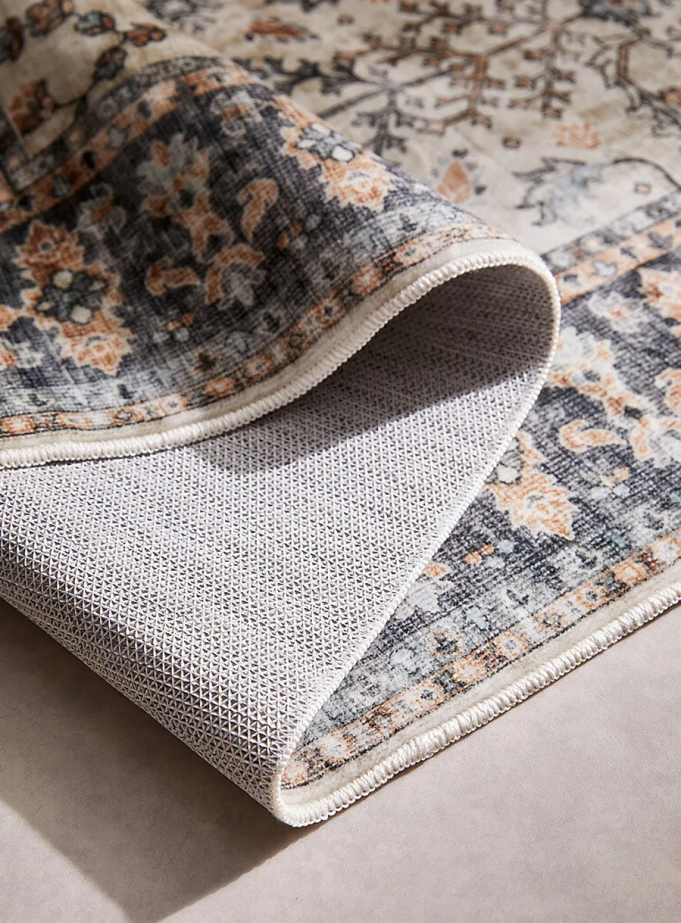 Desert night washable rug